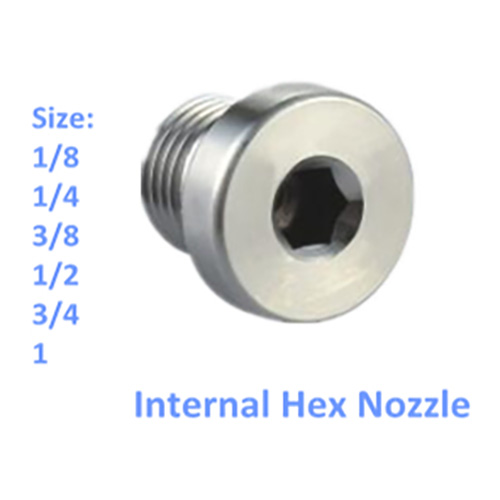 nozzle internal hex